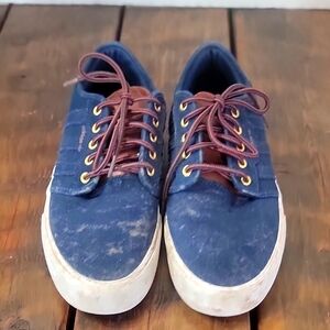 Men's Blue Canvas Adidas Sneakers